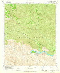 Little Pine Mountain California Historical topographic map, 1:24000 scale, 7.5 X 7.5 Minute, Year 1964