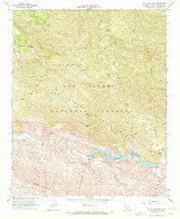 Little Pine Mountain California Historical topographic map, 1:24000 scale, 7.5 X 7.5 Minute, Year 1964