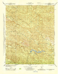 Little Pine Mountain California Historical topographic map, 1:31680 scale, 7.5 X 7.5 Minute, Year 1944