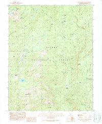 Little Shuteye Peak California Historical topographic map, 1:24000 scale, 7.5 X 7.5 Minute, Year 1990