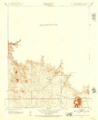 Little Table Mountain California Historical topographic map, 1:24000 scale, 7.5 X 7.5 Minute, Year 1942
