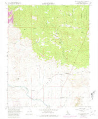 Little Table Mountain California Historical topographic map, 1:24000 scale, 7.5 X 7.5 Minute, Year 1962