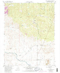 Little Table Mountain California Historical topographic map, 1:24000 scale, 7.5 X 7.5 Minute, Year 1962