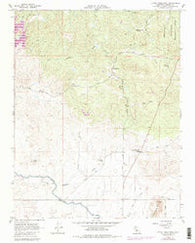 Little Table Mtn California Historical topographic map, 1:24000 scale, 7.5 X 7.5 Minute, Year 1962