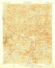 Little Tujunga California Historical topographic map, 1:24000 scale, 7.5 X 7.5 Minute, Year 1939