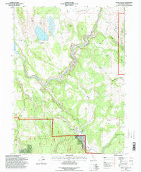 Little Valley California Historical topographic map, 1:24000 scale, 7.5 X 7.5 Minute, Year 1995