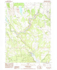 Little Valley California Historical topographic map, 1:24000 scale, 7.5 X 7.5 Minute, Year 1983