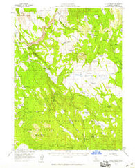 Little Valley California Historical topographic map, 1:62500 scale, 15 X 15 Minute, Year 1957