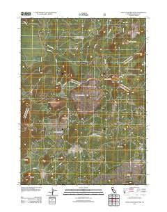 Little Glass Mountain California Historical topographic map, 1:24000 scale, 7.5 X 7.5 Minute, Year 2012