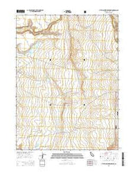 Little Juniper Reservoir California Current topographic map, 1:24000 scale, 7.5 X 7.5 Minute, Year 2015