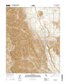 Little Lake California Current topographic map, 1:24000 scale, 7.5 X 7.5 Minute, Year 2015