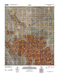 Little Maria Mountains California Historical topographic map, 1:24000 scale, 7.5 X 7.5 Minute, Year 2012