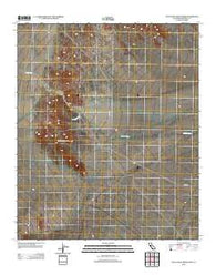 Little Mule Mountains California Historical topographic map, 1:24000 scale, 7.5 X 7.5 Minute, Year 2012
