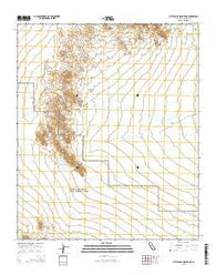 Little Mule Mountains California Current topographic map, 1:24000 scale, 7.5 X 7.5 Minute, Year 2015