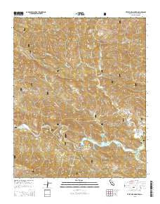 Little Pine Mountain California Current topographic map, 1:24000 scale, 7.5 X 7.5 Minute, Year 2015