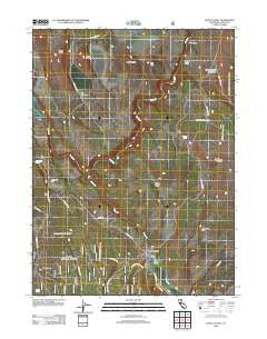 Little Valley California Historical topographic map, 1:24000 scale, 7.5 X 7.5 Minute, Year 2012
