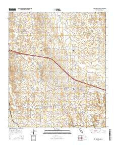 Live Oak Springs California Current topographic map, 1:24000 scale, 7.5 X 7.5 Minute, Year 2015