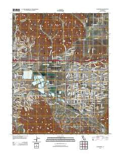 Livermore California Historical topographic map, 1:24000 scale, 7.5 X 7.5 Minute, Year 2012