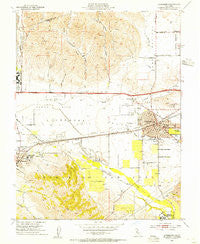 Livermore California Historical topographic map, 1:24000 scale, 7.5 X 7.5 Minute, Year 1953