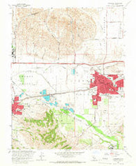 Livermore California Historical topographic map, 1:24000 scale, 7.5 X 7.5 Minute, Year 1961