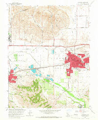 Livermore California Historical topographic map, 1:24000 scale, 7.5 X 7.5 Minute, Year 1961