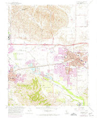 Livermore California Historical topographic map, 1:24000 scale, 7.5 X 7.5 Minute, Year 1961