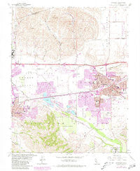 Livermore California Historical topographic map, 1:24000 scale, 7.5 X 7.5 Minute, Year 1961