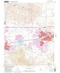 Livermore California Historical topographic map, 1:24000 scale, 7.5 X 7.5 Minute, Year 1961
