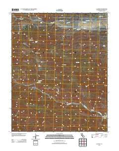 Llanada California Historical topographic map, 1:24000 scale, 7.5 X 7.5 Minute, Year 2012