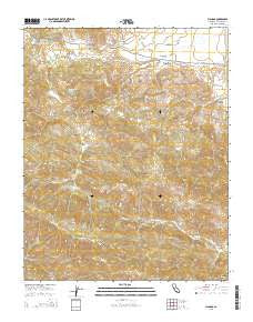 Llanada California Current topographic map, 1:24000 scale, 7.5 X 7.5 Minute, Year 2015