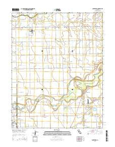 Lockeford California Current topographic map, 1:24000 scale, 7.5 X 7.5 Minute, Year 2015
