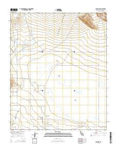 Lockhart California Current topographic map, 1:24000 scale, 7.5 X 7.5 Minute, Year 2015