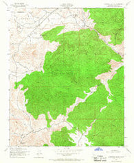 Lockwood Valley California Historical topographic map, 1:24000 scale, 7.5 X 7.5 Minute, Year 1943