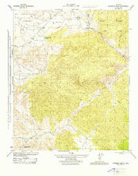 Lockwood Valley California Historical topographic map, 1:31680 scale, 7.5 X 7.5 Minute, Year 1944
