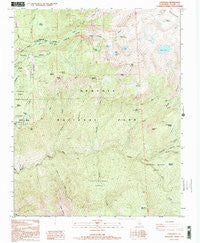 Lodgepole California Historical topographic map, 1:24000 scale, 7.5 X 7.5 Minute, Year 1993