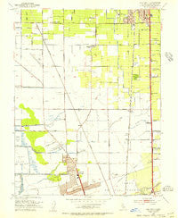 Lodi South California Historical topographic map, 1:24000 scale, 7.5 X 7.5 Minute, Year 1953