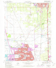 Lodi South California Historical topographic map, 1:24000 scale, 7.5 X 7.5 Minute, Year 1968