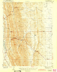 Lodoga California Historical topographic map, 1:62500 scale, 15 X 15 Minute, Year 1943