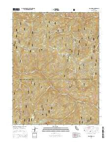 Log Spring California Current topographic map, 1:24000 scale, 7.5 X 7.5 Minute, Year 2015