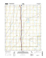 Logandale California Current topographic map, 1:24000 scale, 7.5 X 7.5 Minute, Year 2015