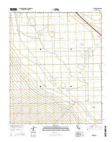 Lokern California Current topographic map, 1:24000 scale, 7.5 X 7.5 Minute, Year 2015