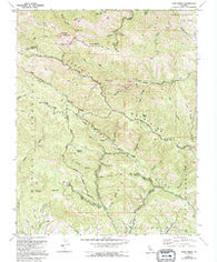 Loma Prieta California Historical topographic map, 1:24000 scale, 7.5 X 7.5 Minute, Year 1955