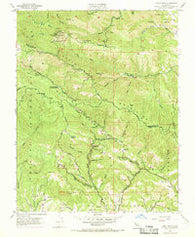 Loma Prieta California Historical topographic map, 1:24000 scale, 7.5 X 7.5 Minute, Year 1955