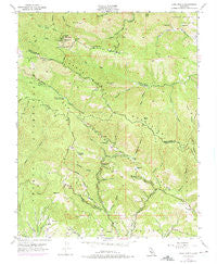 Loma Prieta California Historical topographic map, 1:24000 scale, 7.5 X 7.5 Minute, Year 1955