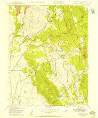Loma Rica California Historical topographic map, 1:24000 scale, 7.5 X 7.5 Minute, Year 1947