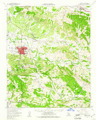 Lompoc California Historical topographic map, 1:62500 scale, 15 X 15 Minute, Year 1959