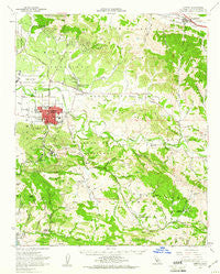 Lompoc California Historical topographic map, 1:62500 scale, 15 X 15 Minute, Year 1959