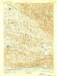Lompoc California Historical topographic map, 1:125000 scale, 30 X 30 Minute, Year 1905