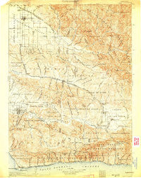Lompoc California Historical topographic map, 1:125000 scale, 30 X 30 Minute, Year 1905