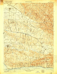 Lompoc California Historical topographic map, 1:125000 scale, 30 X 30 Minute, Year 1905